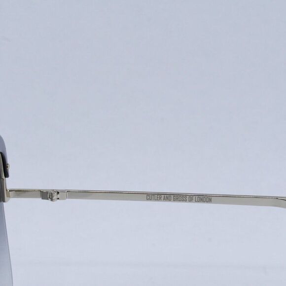 🕶️ New Cutler and Gross CG1328S 002 Sunglasses - Black White Frame, Grey Lenses - Picture 6 of 10